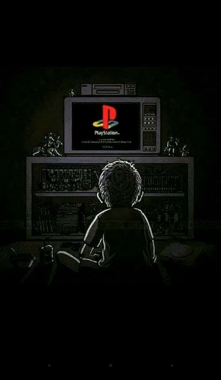 Nostalgic Gaming Session Wallpaper