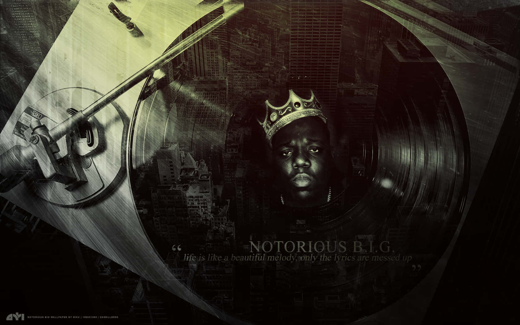 Notorious Album Record Wallpaper