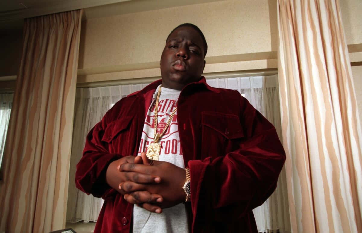 Notorious_ B I G_ Standing_ Portrait Wallpaper