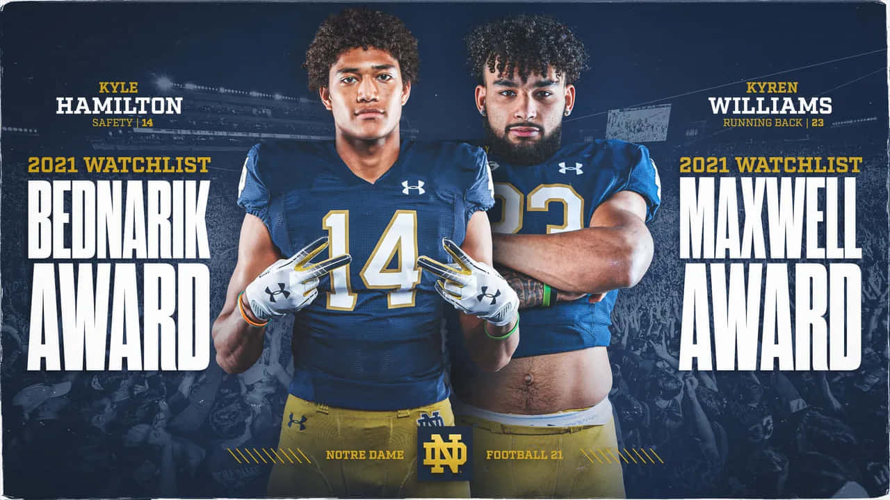 Notre Dame Football Award Watchlist2021 Wallpaper