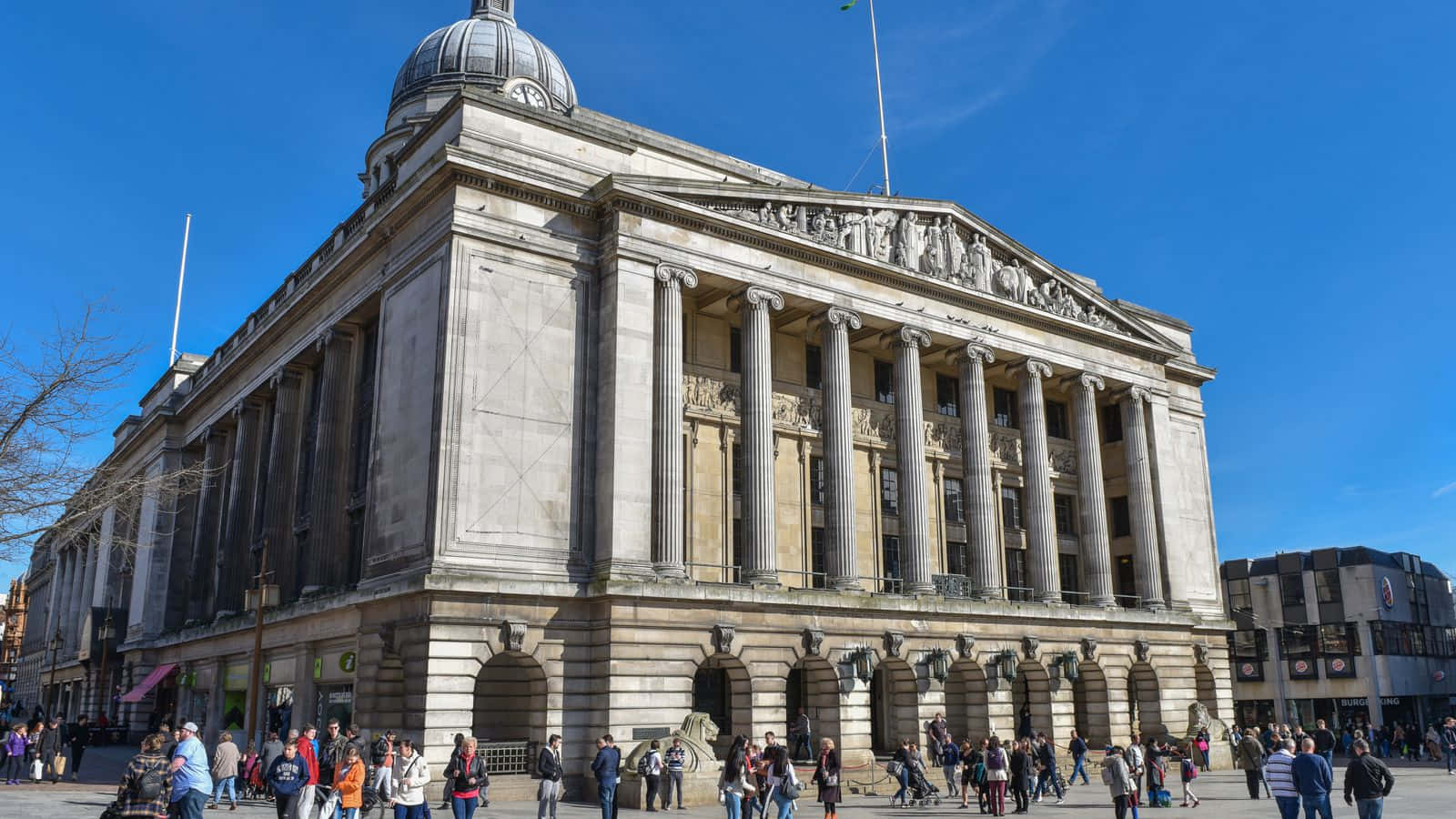 Nottingham Council House Old Market Square Wallpaper