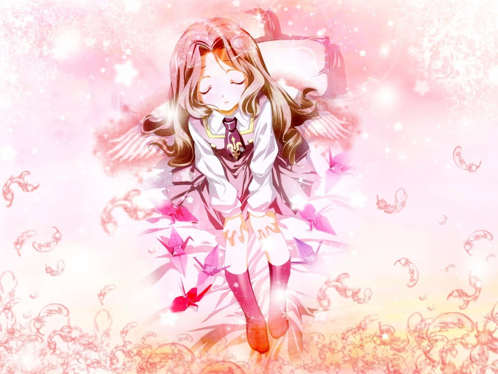 Nunnally Lamperouge In A Thoughtful Moment Wallpaper