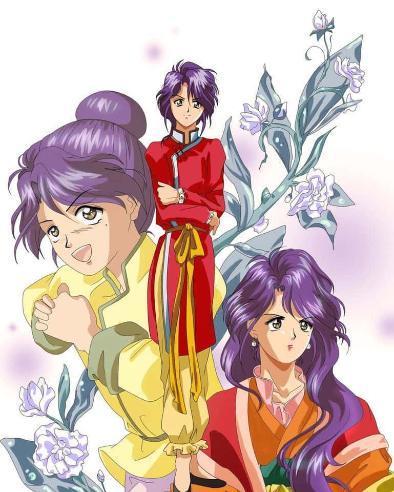 Nuriko Of Fushigi Yuugi In Full Spectrum Wallpaper