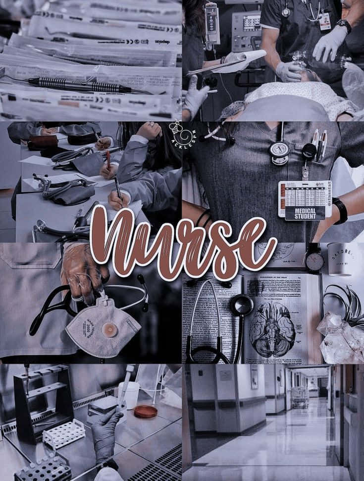 Nursing Collage Aesthetic.jpg Wallpaper