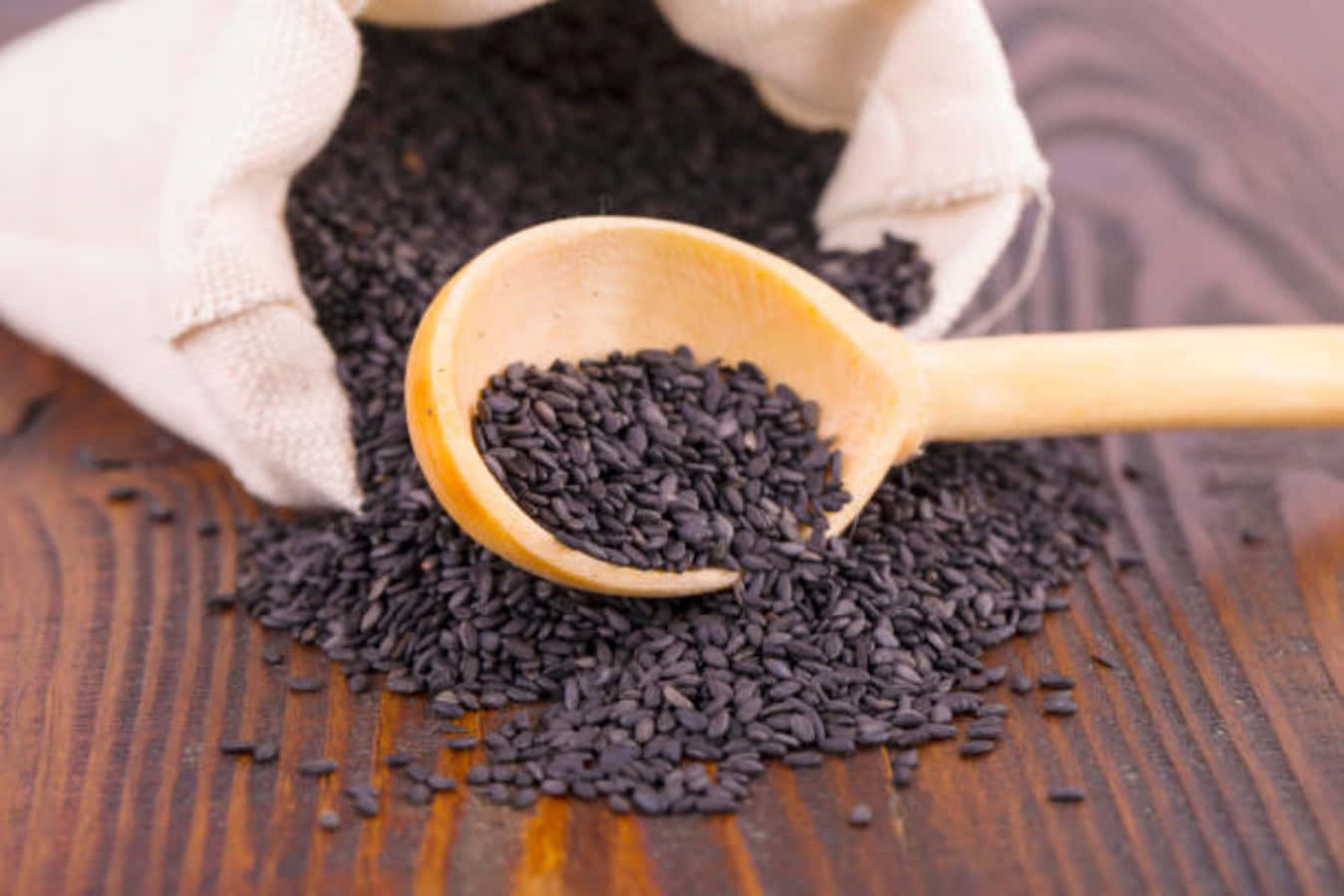 Nutrient-rich Black Sesame Seeds Wallpaper