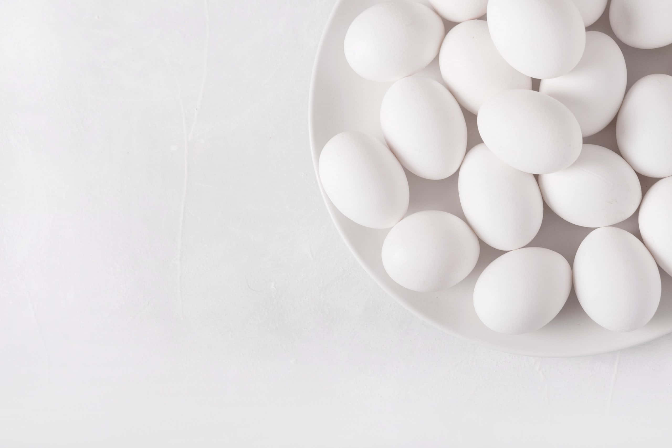 Nutrition-packed Egg Whites Are Part Of A Balanced Diet Wallpaper