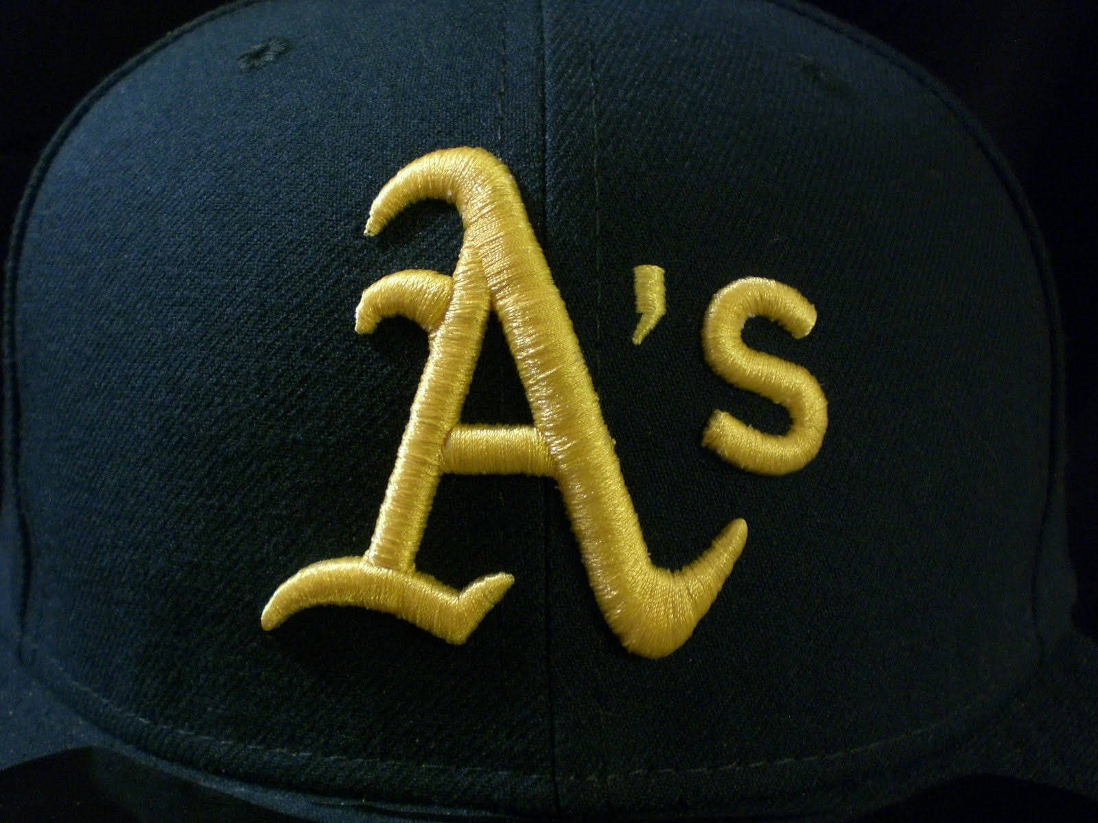 Oakland Athletics Green Cap Wallpaper