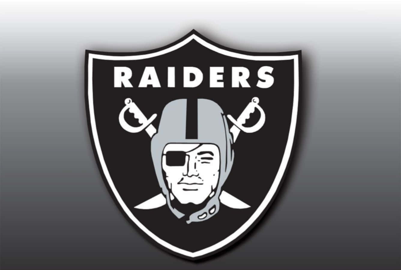 Oakland Raiders Football Team Logo. Wallpaper