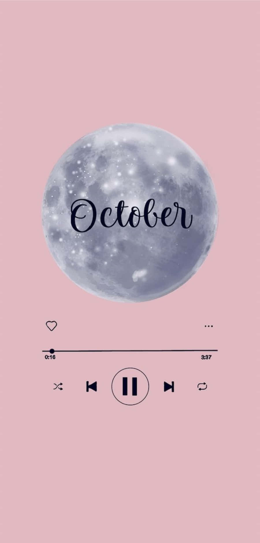 October Aesthetic Pink Mobile Wallpaper