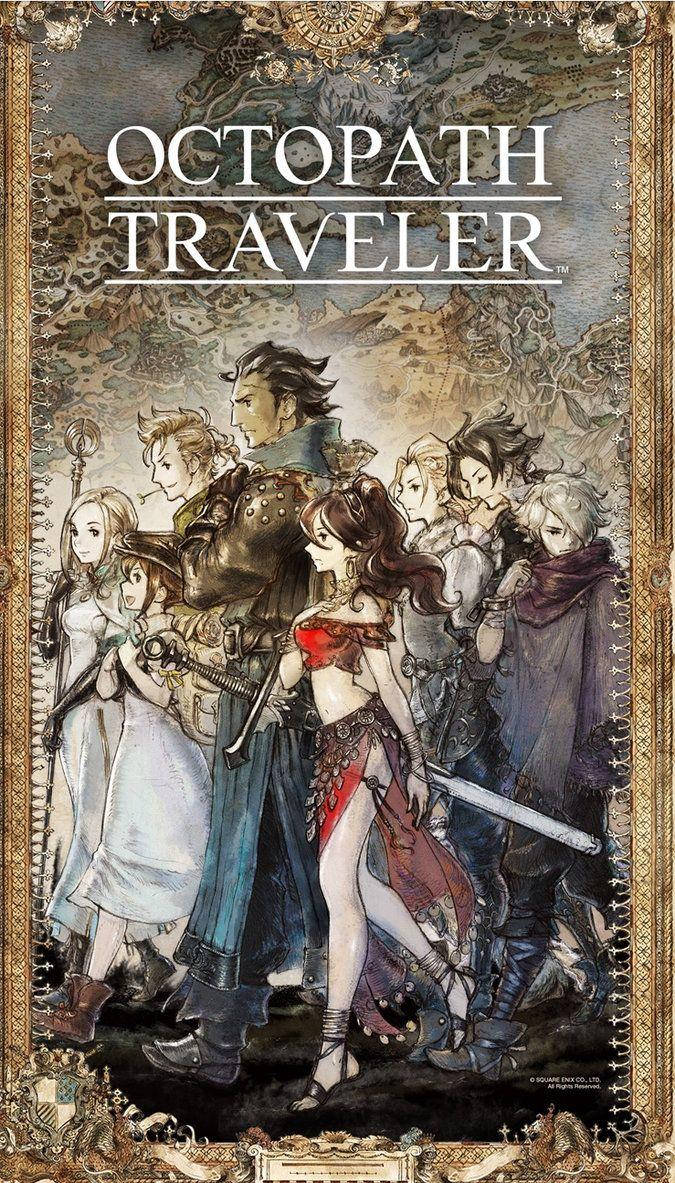 Octopath Traveler Book Cover Wallpaper