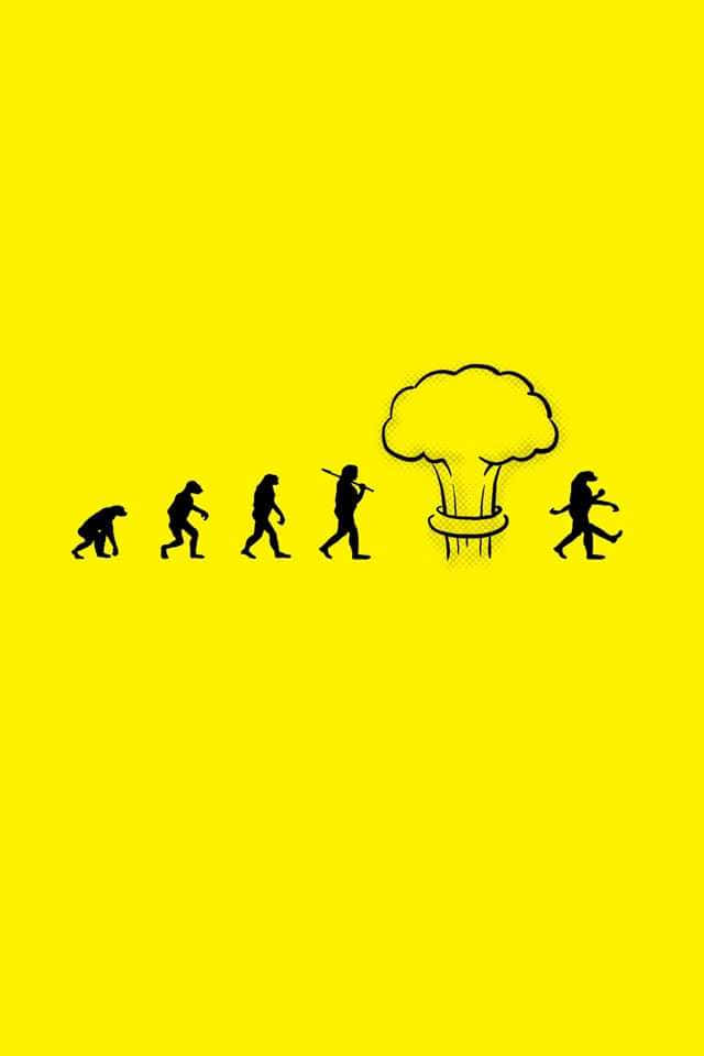 Odd Evolution Of Man [wallpaper] Wallpaper