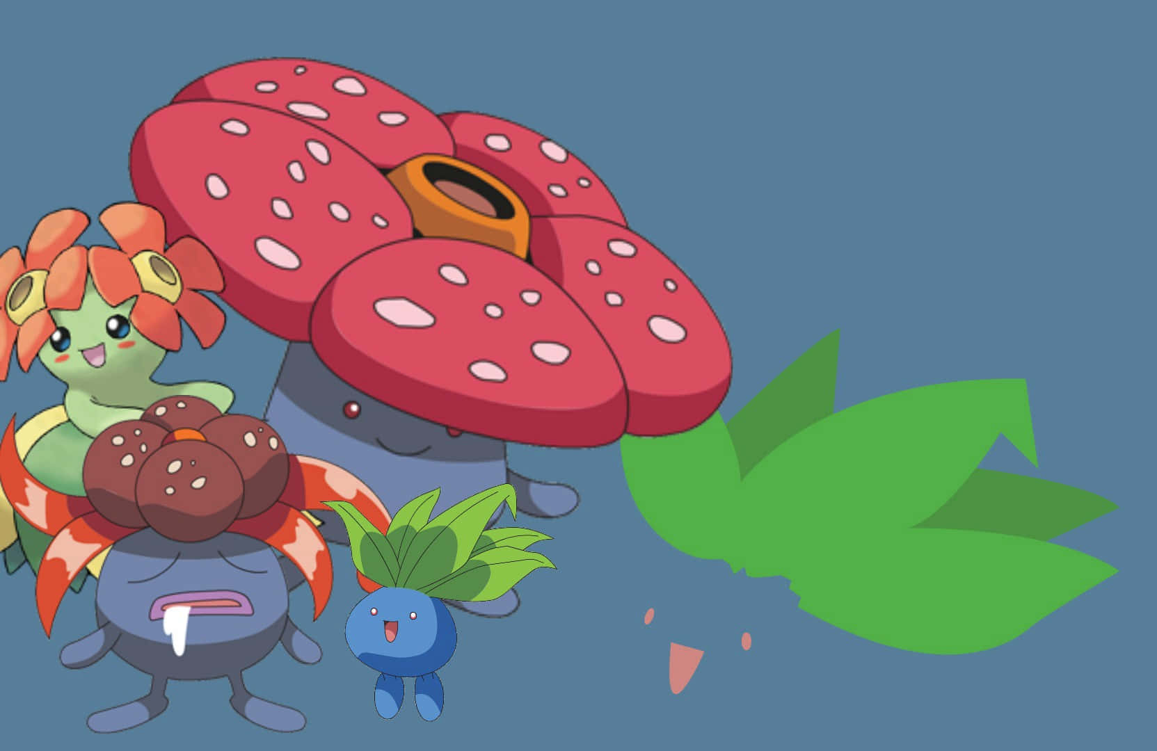 Oddish Evolutions Wallpaper