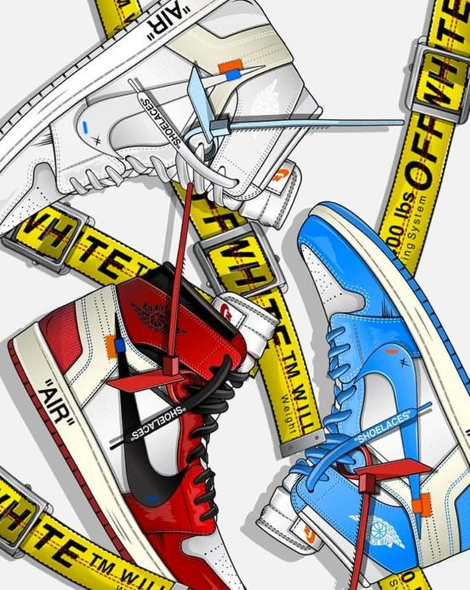 Off White X Nike X Nike X Nike X Nike X Nike X Nike Wallpaper