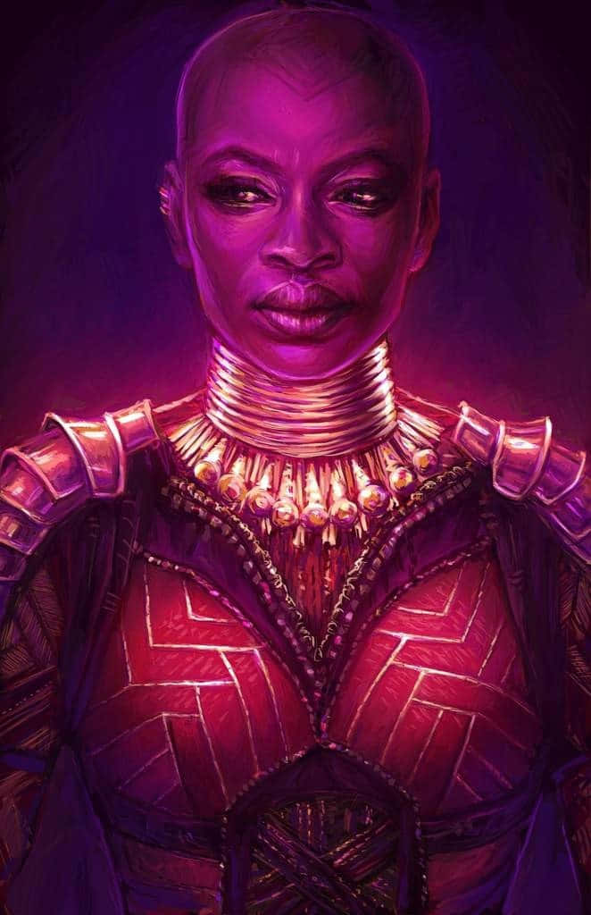 Okoye, The Fearless Dora Milaje Warrior Wallpaper