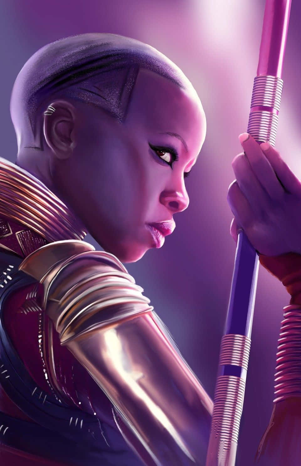 Okoye, The Wakandan Warrior Wallpaper