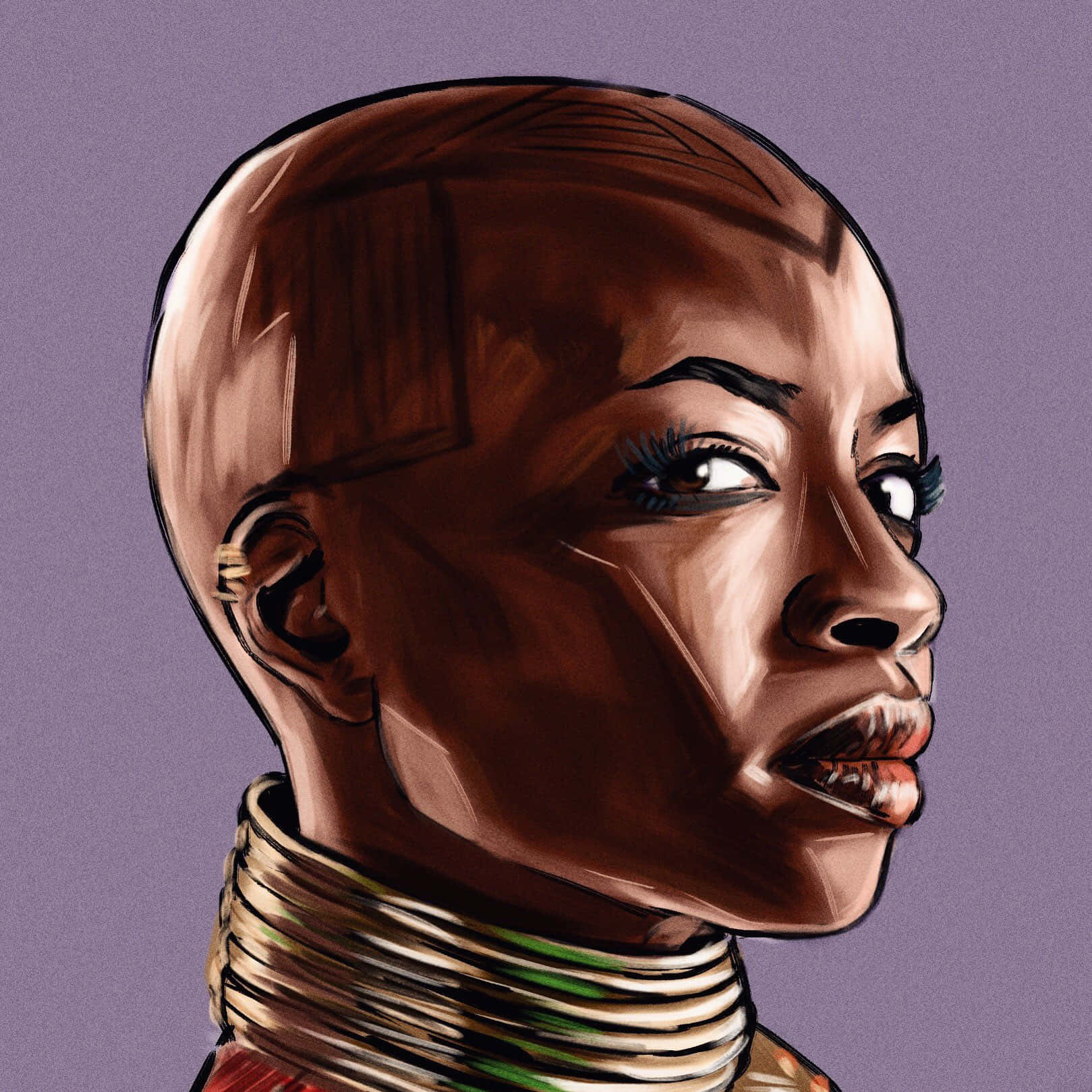 Okoye, The Wakandan Warrior Wallpaper