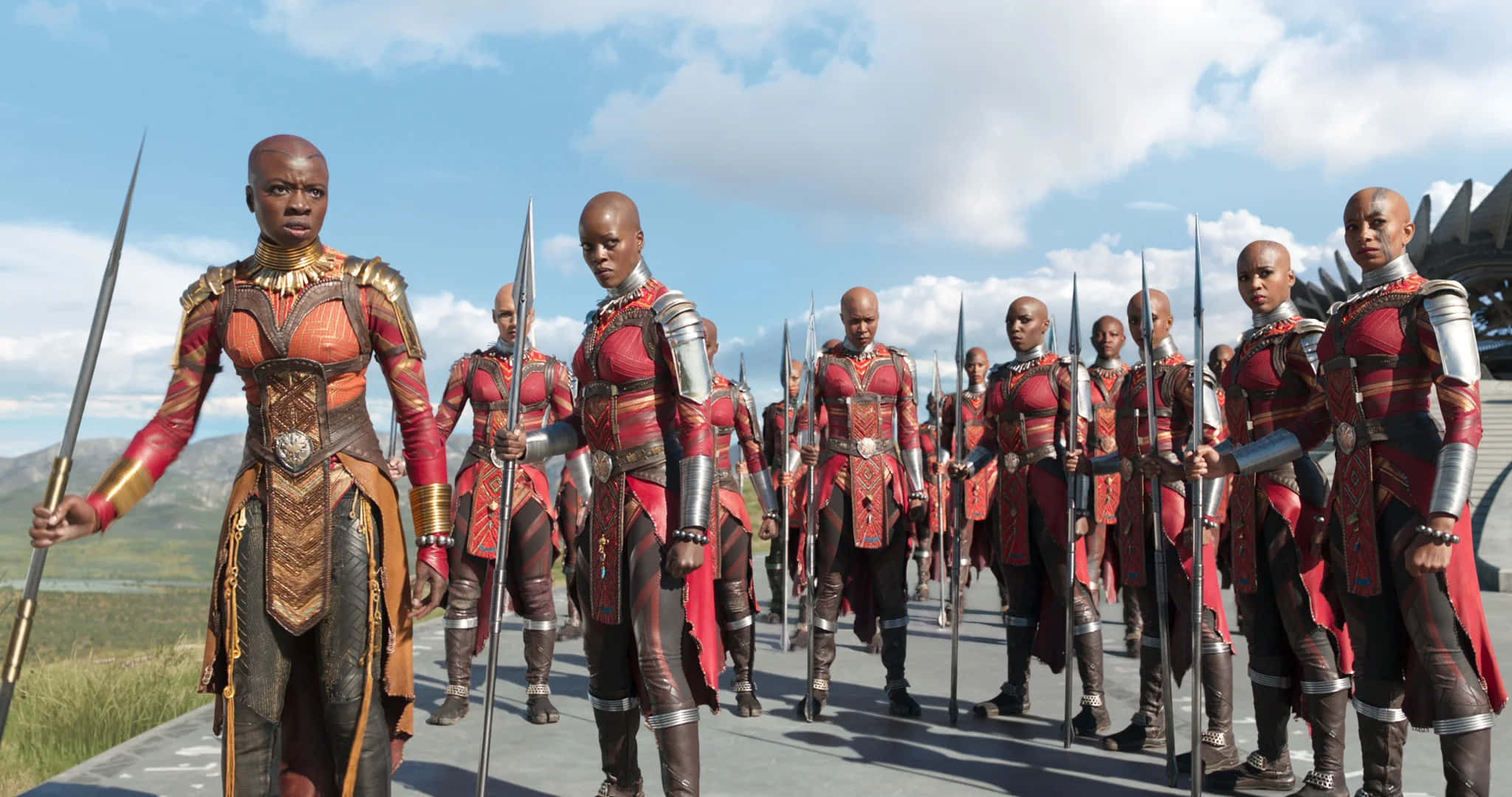 Okoye - Wakanda's Fierce Warrior Wallpaper