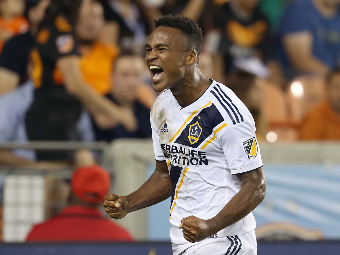 Ola Kamara Los Angeles Galaxy Vs. Real Salt Lake Wallpaper