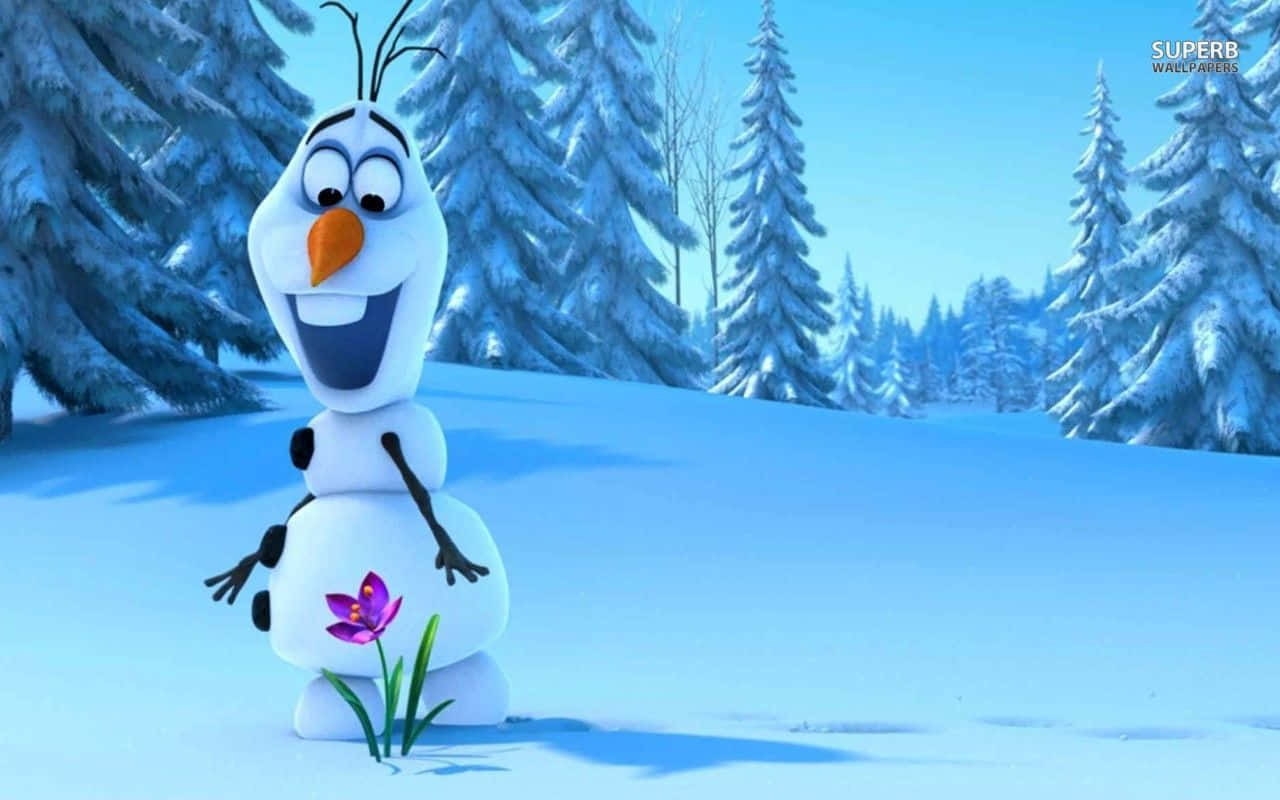 Olaf, The Cheerful Snowman From 