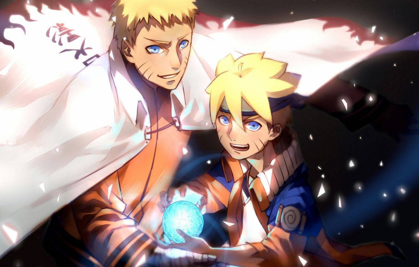 Old And Young Naruto Rasengan Wallpaper