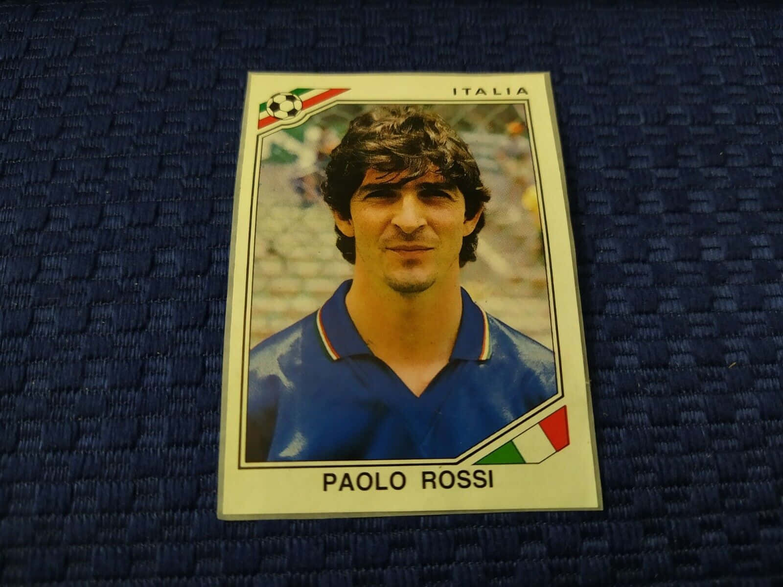 Old School Panini Paolo Rossi Wallpaper