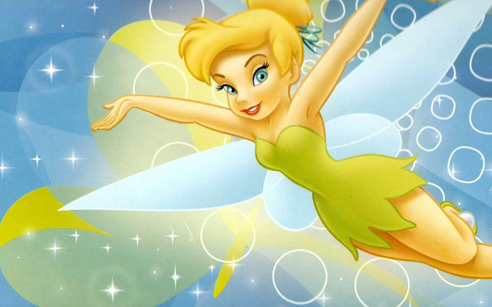 Old Tinker Bell Design Wallpaper