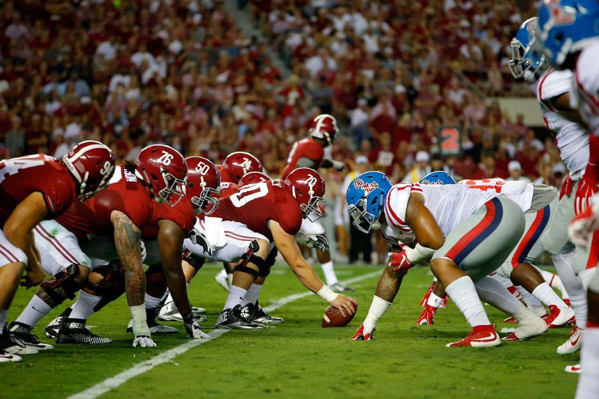 Ole Miss Football Match Team Wallpaper