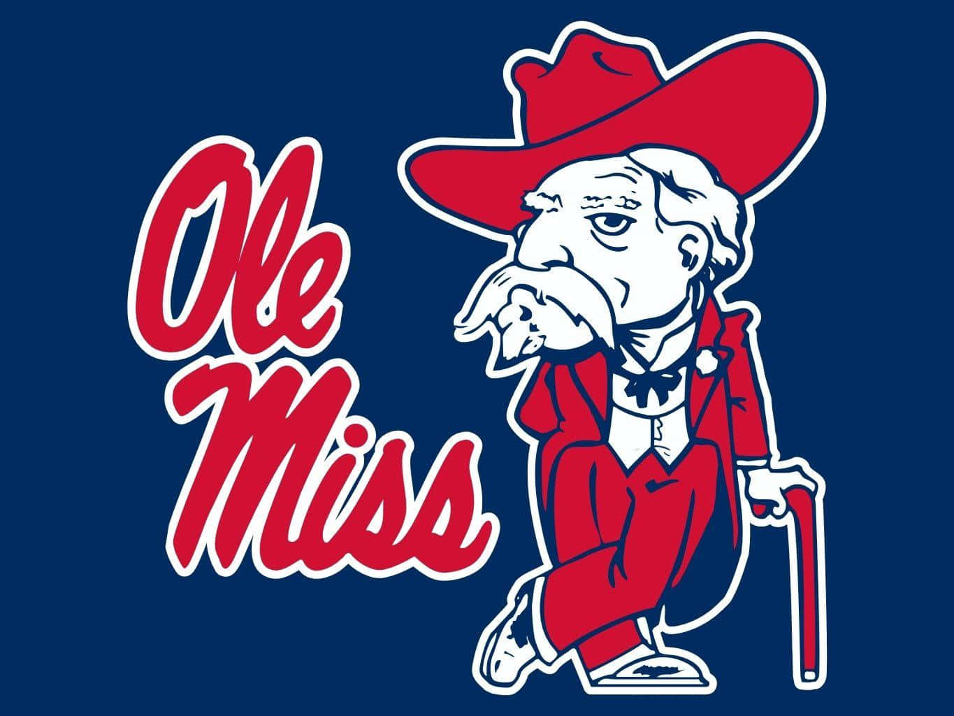 Ole Miss Mascot Logo Wallpaper