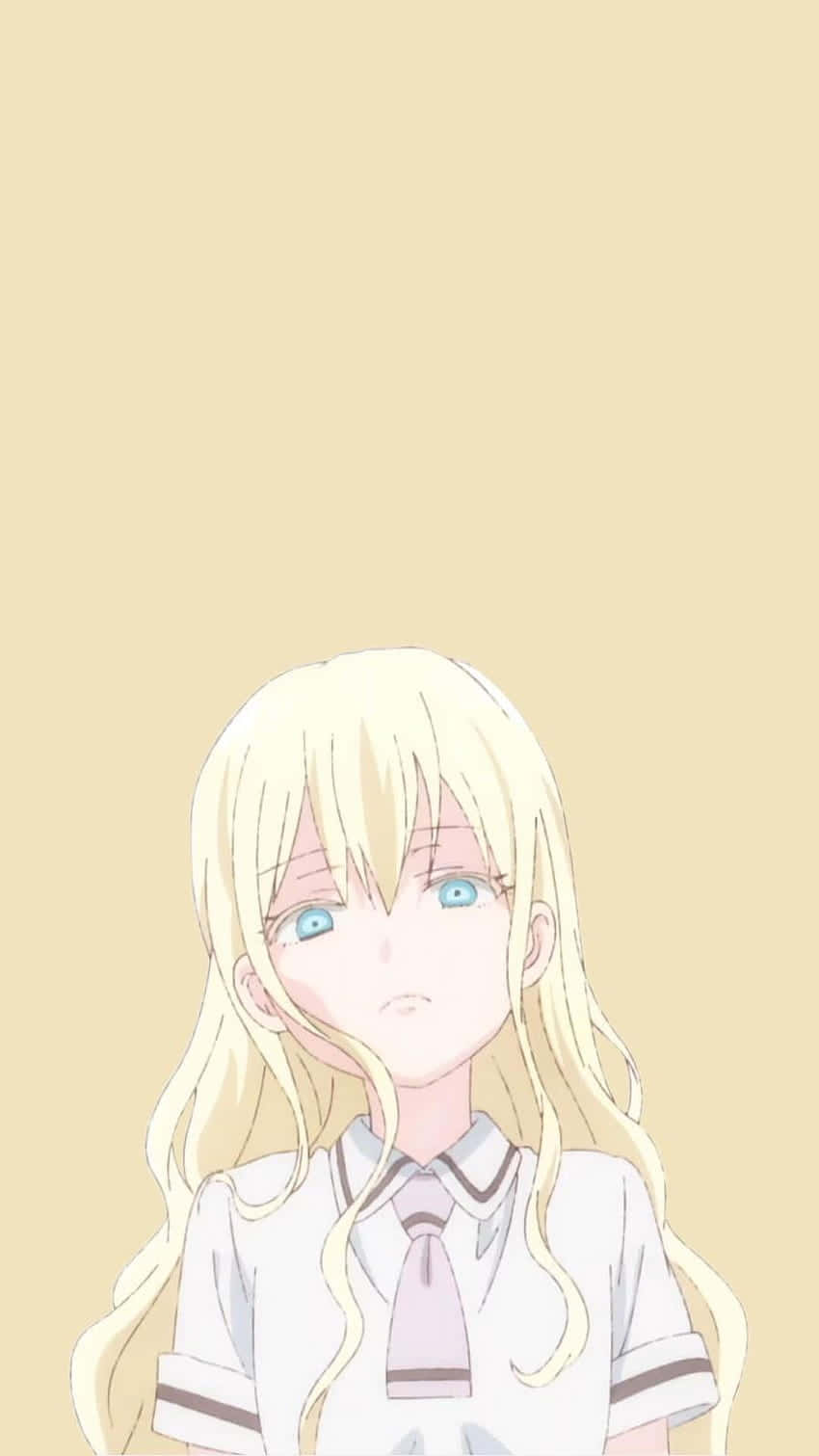 Olivia Asobi Asobase In High School Uniform Wallpaper