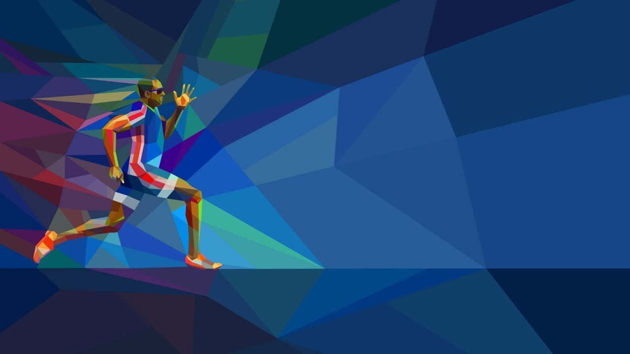 Olympic Athlete 2012 Digital Illustration Wallpaper