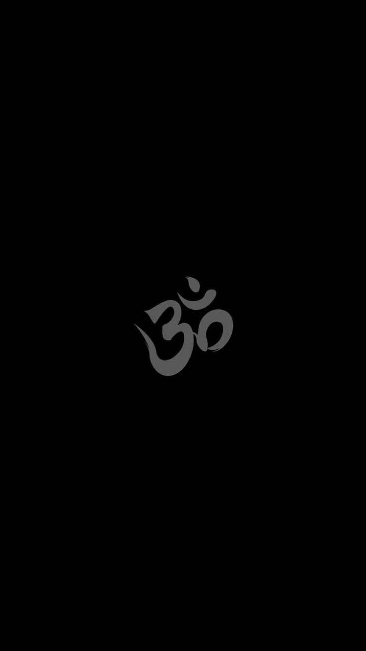 Om Symbol Minimalist Wallpaper