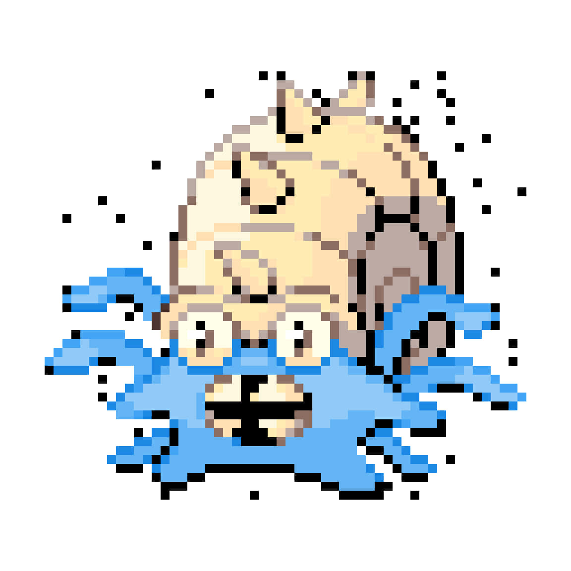 Omastar Pixel Art Wallpaper