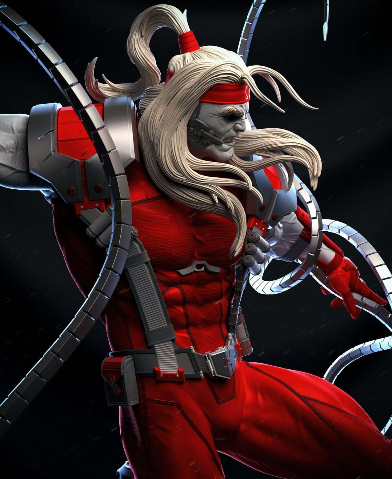 Omega Red, A Marvel Super-villain In Action Wallpaper