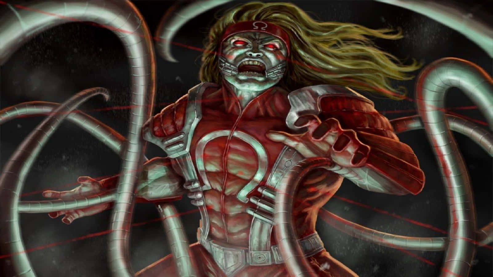 Omega Red Dominates The Scene Wallpaper