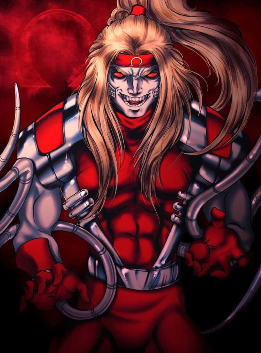 Omega Red Unleashing His Powers In A Thrilling Action Scene Wallpaper