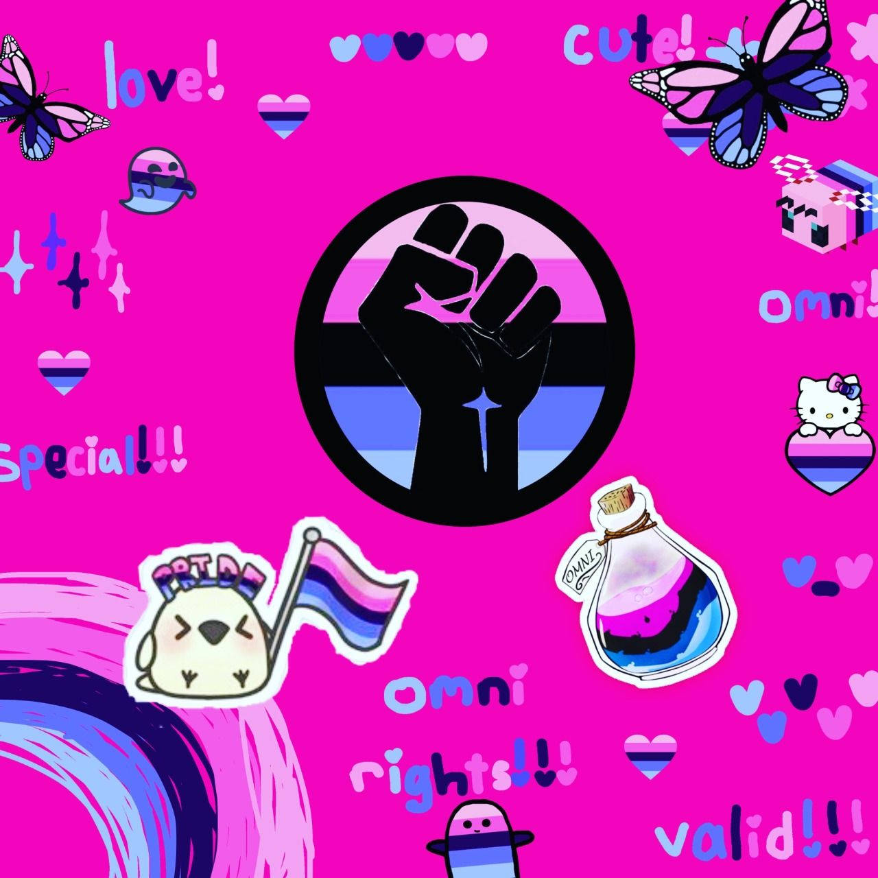 Omnisexual Hand Of Revolution Wallpaper