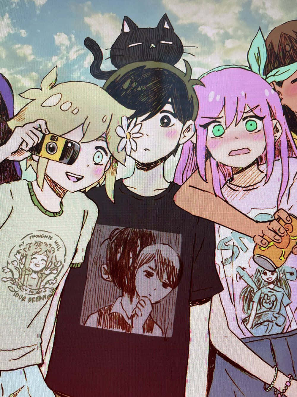 Omori Pfp Group Photo Wallpaper