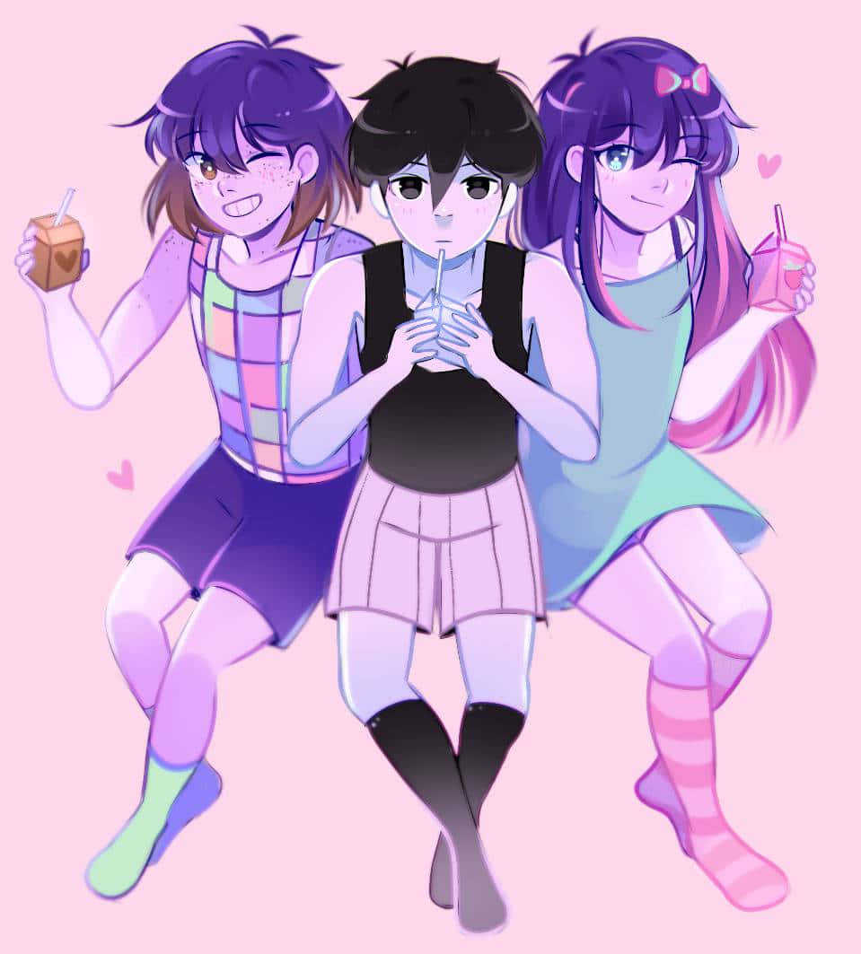 Omori Pfp With Drinks Wallpaper