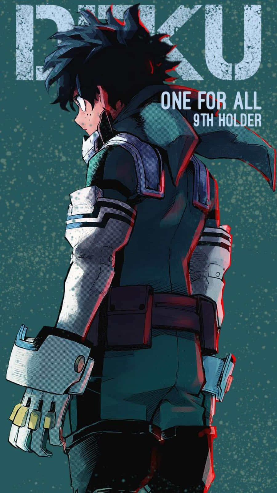 One For All 9th Holder Deku Phone Wallpaper