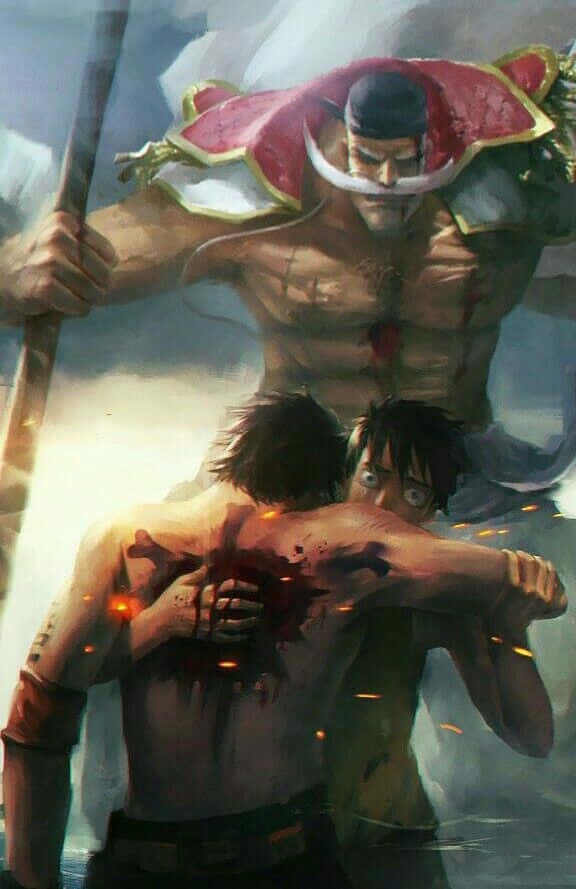 One Piece Ace's Death - A Heartbreaking Moment In The Anime Wallpaper