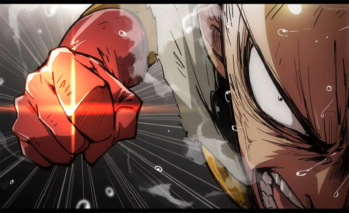 One Punch Man Season 2 Action Scene Wallpaper