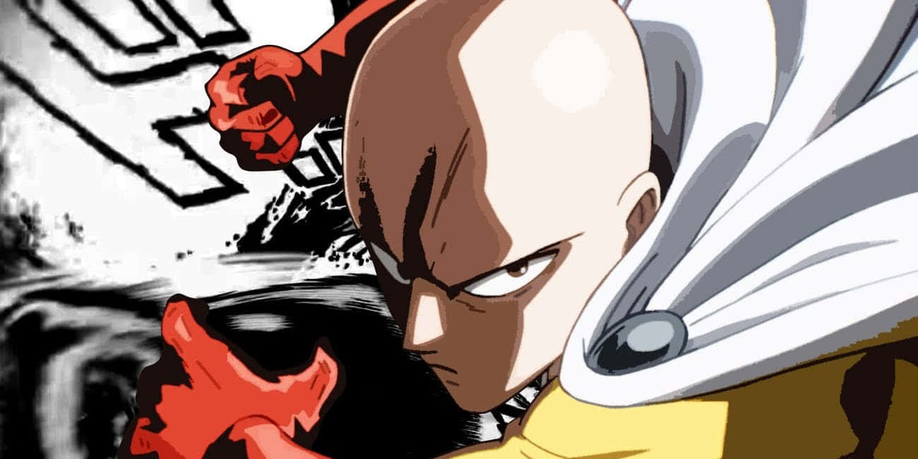 One Punch Man Season 2 - Intense Battle Scene Wallpaper