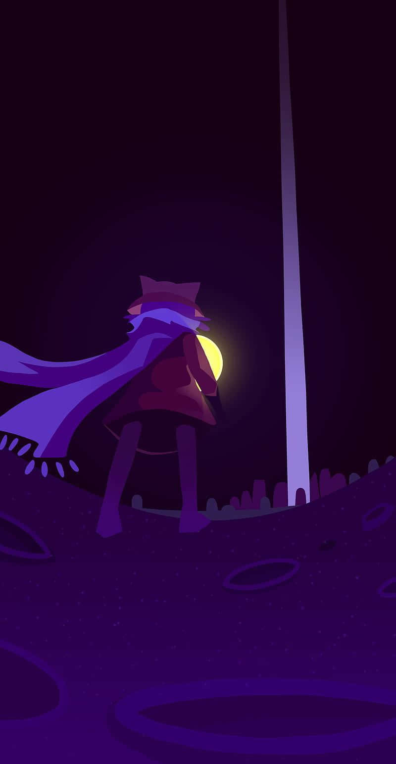 Oneshot Game Niko Under Moonlight Wallpaper