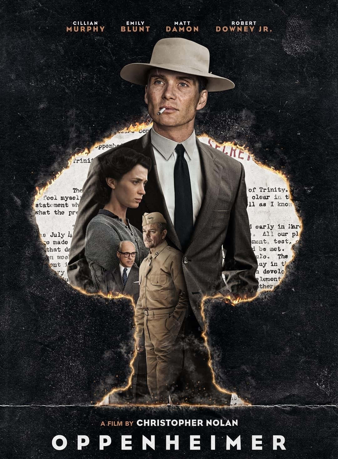 Oppenheimer Movie Poster Wallpaper