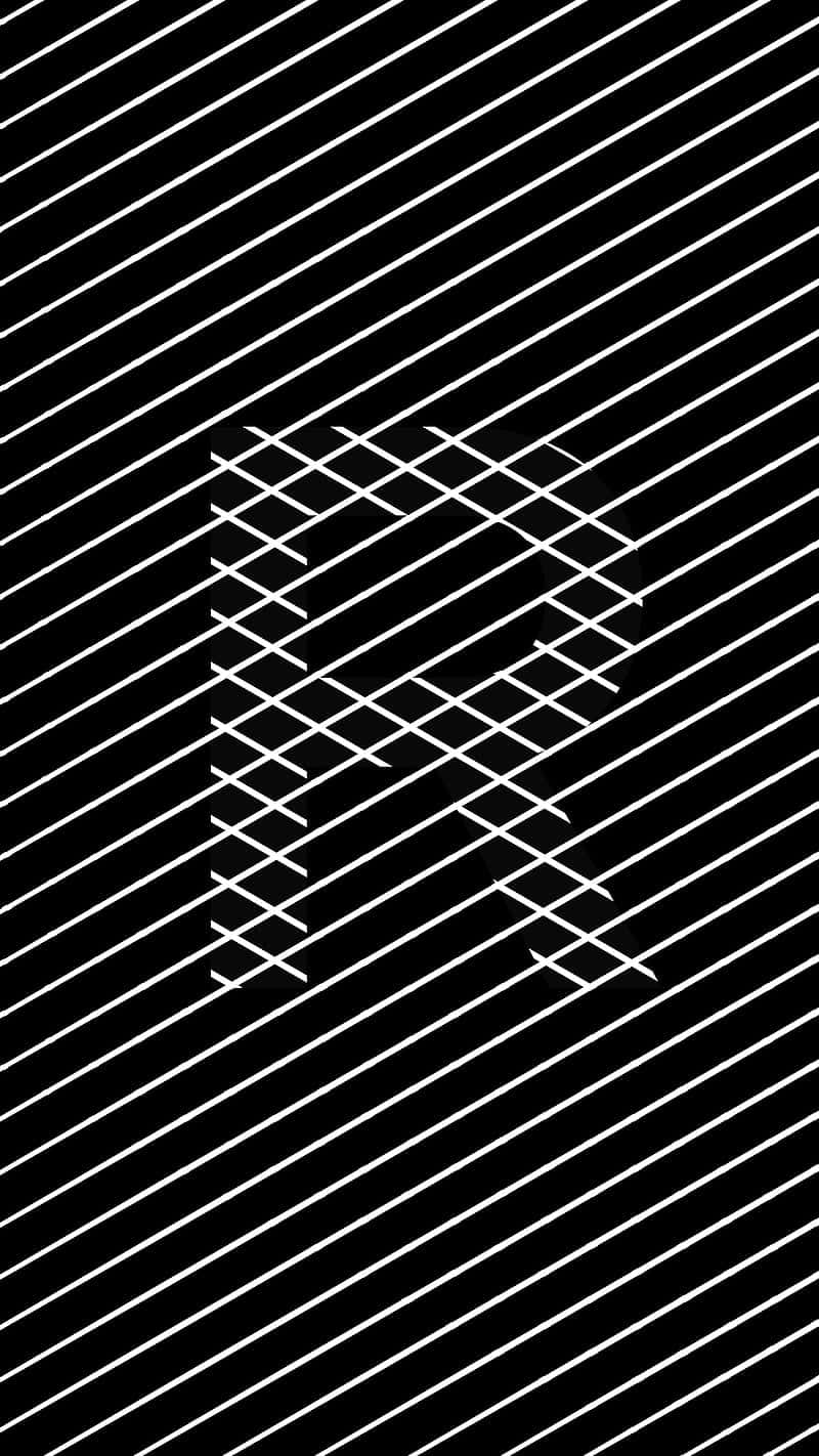 Optical Illusion Line Art Wallpaper