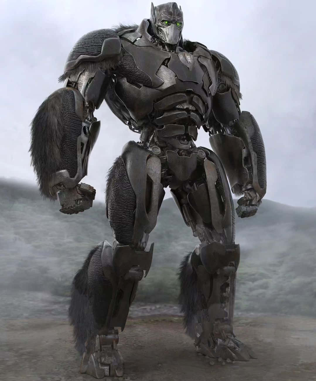 Optimus Primal Robot Form Wallpaper