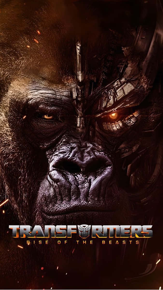 Optimus Primal Transformers Riseofthe Beasts Movie Poster Wallpaper