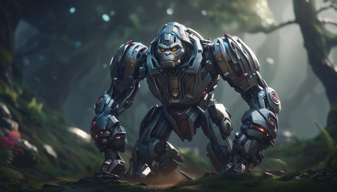 Optimus Primalin Forest Light Wallpaper