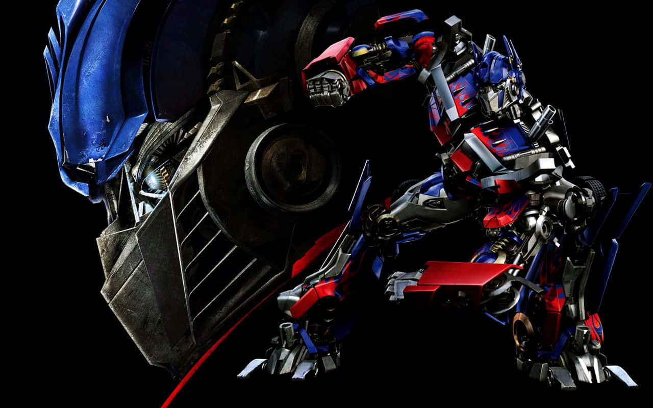 Optimus Prime Face Side Look Wallpaper