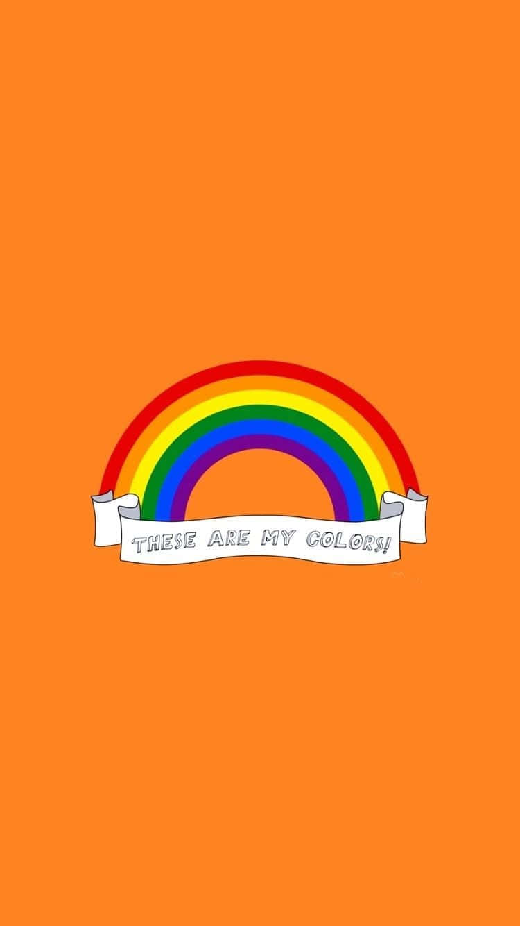 Orange Lgbt Iphone Wallpaper